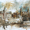 2. Z cyklu Szczecin - Wały Chrobrego, akwarela, gesso na papierze, 50 x 70 cm.jpg