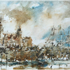 3. Z cyklu Szczecin - Wały Chrobrego, akwarela, gesso na papierze, 50 x 70 cm.jpg