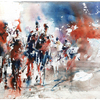 sylwetki w biegu 70x100cm akwarela papier 2017.jpg
