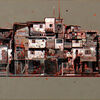 Artur Przebindowski, "Obiekt III", 30x90, akryl na płótnie
