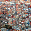 Artur Przebindowski, "Megalopolis VI", 65x105, akryl na płótnie (2010)